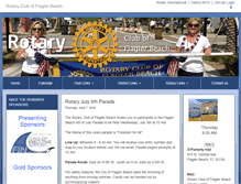 Tablet Screenshot of flaglerbeachrotary.org